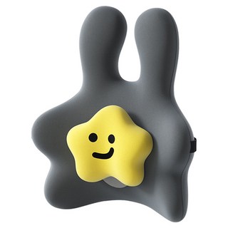 貓太子 星星精靈正姿腰靠, 銀霜灰