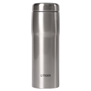 TIGER 虎牌 Super Clean Plus 復古保溫保冷隨行杯 MJF-A048, 1個, 480ml, 銀色(MJF-A048XF)