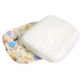 EmBrace 英柏絲 萊賽爾纖維 天然乳膠兒童圓枕, 熊熊在哪裡 多色