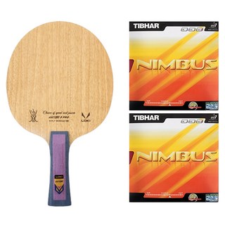 ROXTON 3 PRO FL 乒乓球拍 + NIMBUS 雙面膠皮套組, 1套, 單一商品