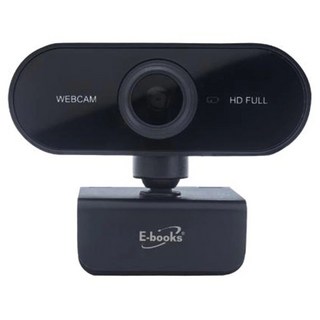 E-books 1080P高畫質HD網路攝影機, 黑色, W17