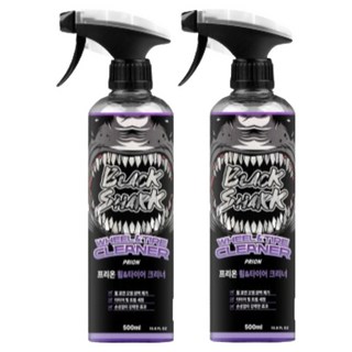 黑鯊汽車輪圈輪胎清潔劑, 2個, 500ml