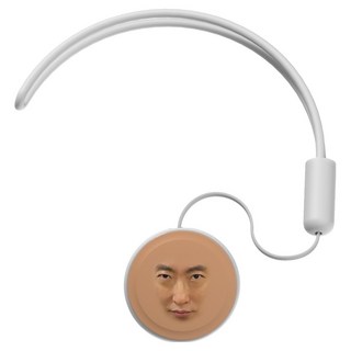 SINJIMORU Hwalmyeongsu Sinji Tag 圓形 集中, 1個, 白色