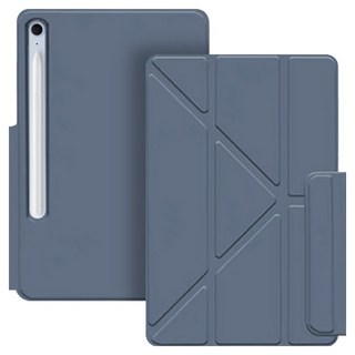 tablese Galaxy Tab直立式Y型磁吸保護殼 CY-24, 1個, 靛藍色