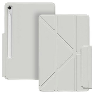 tablese Galaxy Tab直立式Y型磁吸保護殼 CY-24, 1個, 灰色