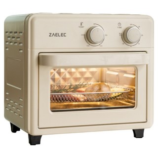 ZAELEC 烤箱型氣炸鍋 12L, 白色 + 米色, ZL-251PA