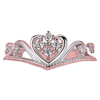 Sayaka 紗彌佳 繁星軌跡皇冠造型鑲鑽戒指