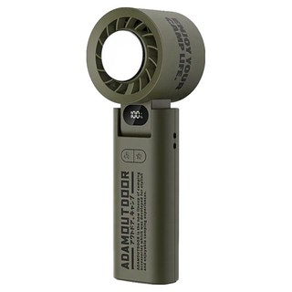 ADAMOUTDOOR 隨身掛繩機能冰鎮風扇, ADFN-HTF500-GR, 綠色
