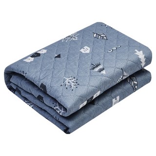 HanilMedical 프리미엄 카본열선 탄소 전기요, 낙엽블루, 소(67.5 x 180 cm)