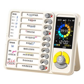 貓太子 時可視彩屏日程管理器 Pro 充電款, 極簡白, 1個