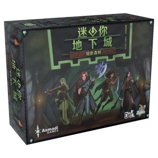 迷你地下城 暗影森林 One Deck Dungeon: Forest of Shadows 桌遊 繁體中文版, 1個, 混和顏色