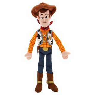 迪士尼商店 皮克斯 玩具總動員 胡迪 中型絨毛玩偶, 1個, 47cm, 混合色