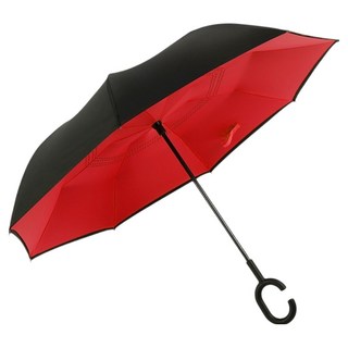 MERGESHOP C型握把反向長傘