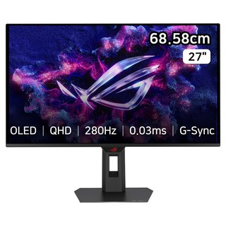 에이수스 QHD ROG STRIX OLED 게이밍 모니터, 68.58cm, ROG STRIX OLED XG27ACDMS