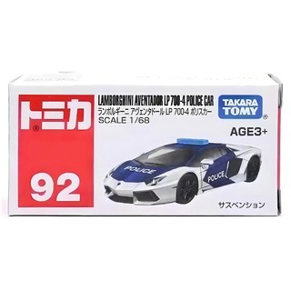 TOMICA No.92 亞版 藍寶堅尼警車模型 Aventador LP 700-4 993698, 1個