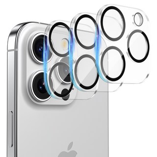 지에스비케이스 후면 카메라 렌즈 풀커버 강화 유리 보호 필름 3p 세트, 1개