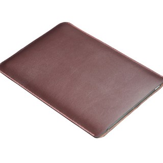 시너지이펙트 가죽 방수 노트북 보호 커버 200g, 브라운, 1개