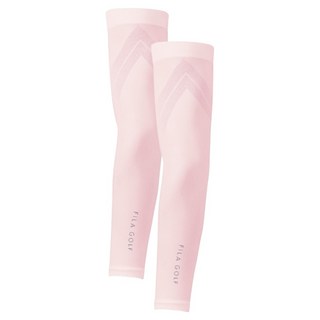 휠라골프 심리스 메쉬라인 손목형 쿨토시 2p, 핑크, 1개