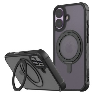 araree Duple M Stand 抗變色 MagSafe 支架防撞手機殼