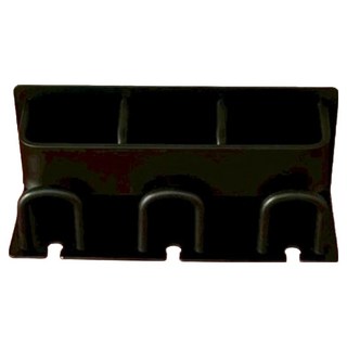 i LIFE 愛生活 3人太空鋁牙刷置物架, 1個, 經典黑