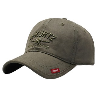 Elsso A Kurtz露營風字母刺繡棒球帽