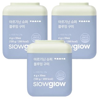 slowglow 精胺酸超級綻放軟糖 120g, 3個, 30錠