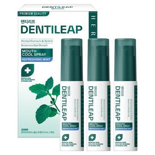 2080 Dentileap涼爽口腔噴霧 3入, 30ml, 1盒