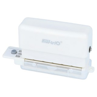 KW-triO 堡勝企業 輕便迷你活頁六孔打孔機 099H6, 牛奶白, 1個