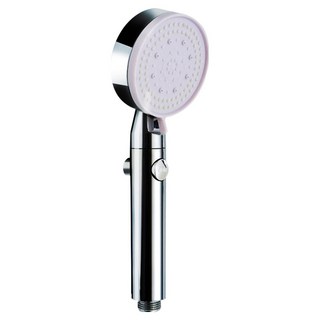 YUNMI 五檔增壓節水加壓蓮蓬頭/淋浴花灑 一鍵止水, 1個, 銀色