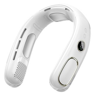 Kyhome 冰瓷製冷掛脖風扇/半導體無葉風扇/戶外隨身電風扇, N90, 白色