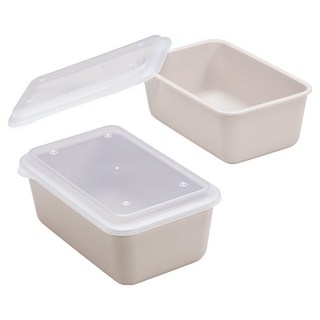 아띠홈 밀프렙 1단 도시락, 크림, 2개