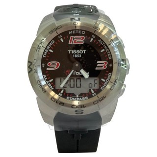 TISSOT 天梭 T-Touch Expert 鋼殼石英指針數位觸控腕錶
