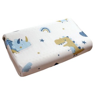 EmBrace 英柏絲 100%萊賽爾纖維 天然乳膠兒童工學枕, 小小恐龍