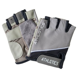 TREX 女性用多功能健身登山半指手套雙手配戴組, 1套, 灰色