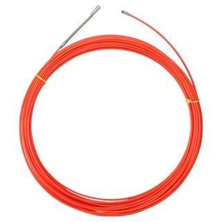 萊퓨 穿線器 電線引導線 拉纜器 電線導引器 引入線 引出線 電線拉出工具 橘色 4mm x 10m, 1個
