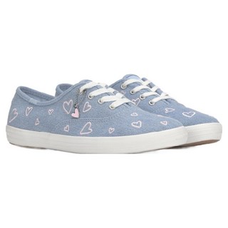 keds 女款 CHAMPION DENIM HEART EMBROIDERY 懶人鞋 WF68341