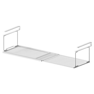 半島良品 日式鐵藝可伸縮柜類分層隔板 加高, 白色, 1個