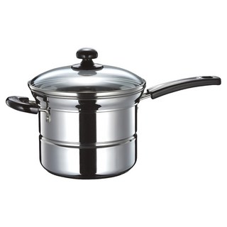 cook power 鍋寶 電磁爐適用 304不鏽鋼多用途鍋, 21cm, 1個, 銀色