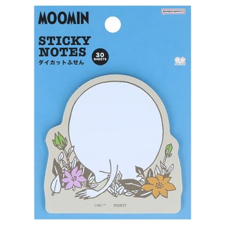 sun-star MOOMIN 嚕嚕米春天來了造型便利貼, 圓屁屁, 30張, 1個