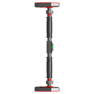 HOME GYM CLUB 居家健身 水平儀引體向上槓 120~160cm, 黑色 + 紅色, 單一商品