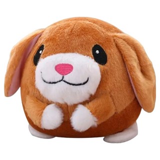 三次方 跳跳球玩具 充電款, 小狗 棕色, 1個