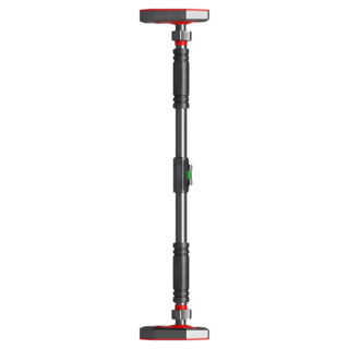 三次方 水平儀引體向上槓 65~100cm, 黑色 + 紅色, 單一商品