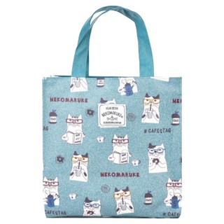 kUSUgURU JAPAN 日本眼鏡貓 NEKOMARUKE貓丸系列 防水覆膜材質萬用包