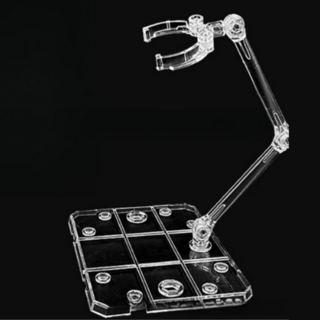 허브젠 디스플레이 스탠드 HG RG 건담 장식 업그레이드버전 연결가능 2세대 브라켓, 투명, 2개