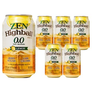 TEAZEN 茶禪 Zen 嗨棒風味 檸檬 0.0, 6個, 350ml