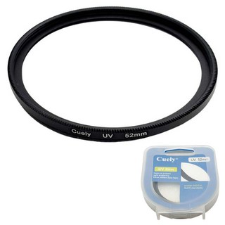 Cuely UV保護鏡/相機濾鏡 附保護盒 52mm, 1個, 單一商品