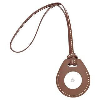 grantclassic GC-Tag 皮革保護套 掛繩款, 1個, 棕色