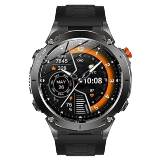 Apollo Life 阿波羅 AMOLED智慧手錶 衛星定位 GPS101, 曜石黑, 1.43吋, GPS + 藍牙