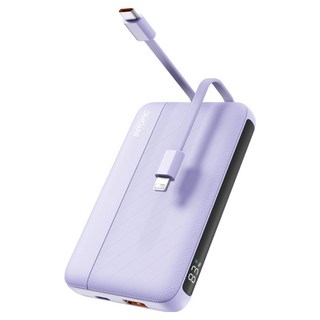 INTOPIC 廣鼎 9800mAh 雙線迷你快充型行動電源, PW-117, 紫色