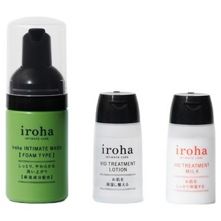 iroha irohaintimatecare 便攜式護理 IROHA 私密處試用 女性私密處清潔液 3件組, 1套